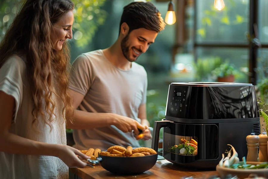 cooking in an air fryer