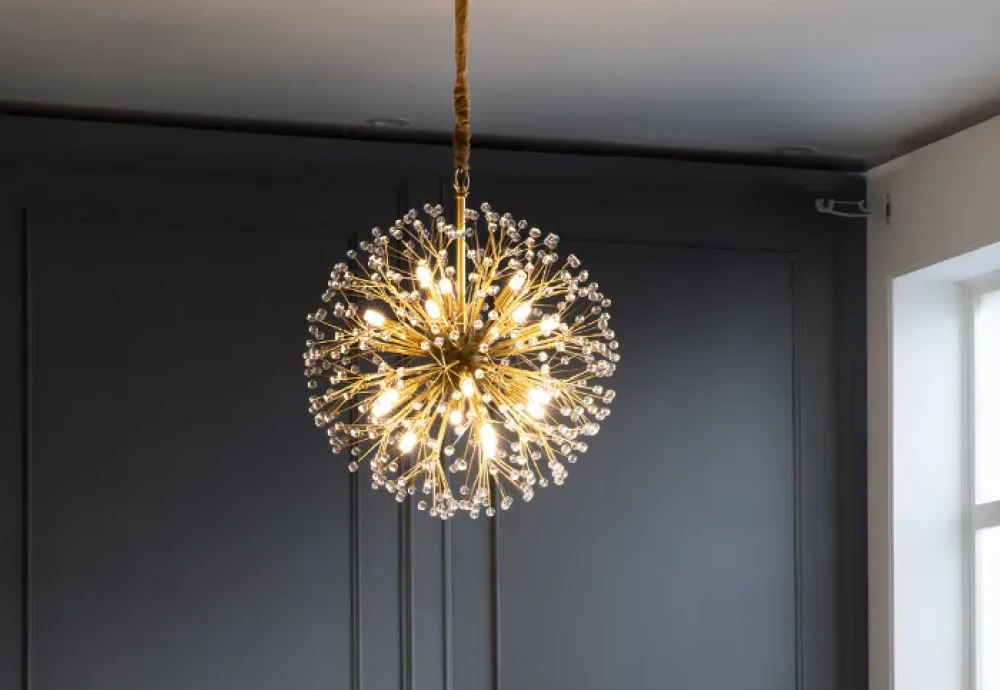 large globe chandelier